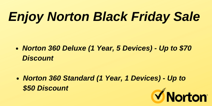 Norton Black Friday Sale on Norton 360