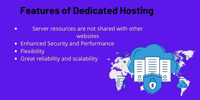 features of dedicated hosting
