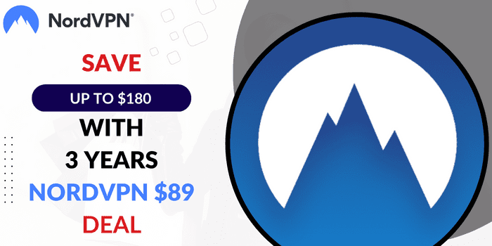 Save Upto $180 With 3 Years NordVPN $89 Deal